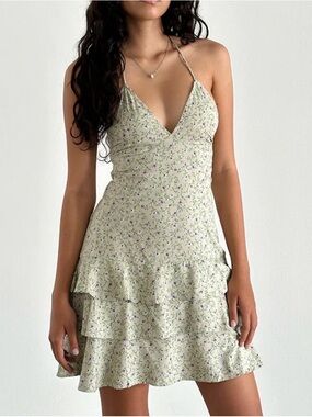 NWT Motel Rocks Nenita Tiered Mini Dress